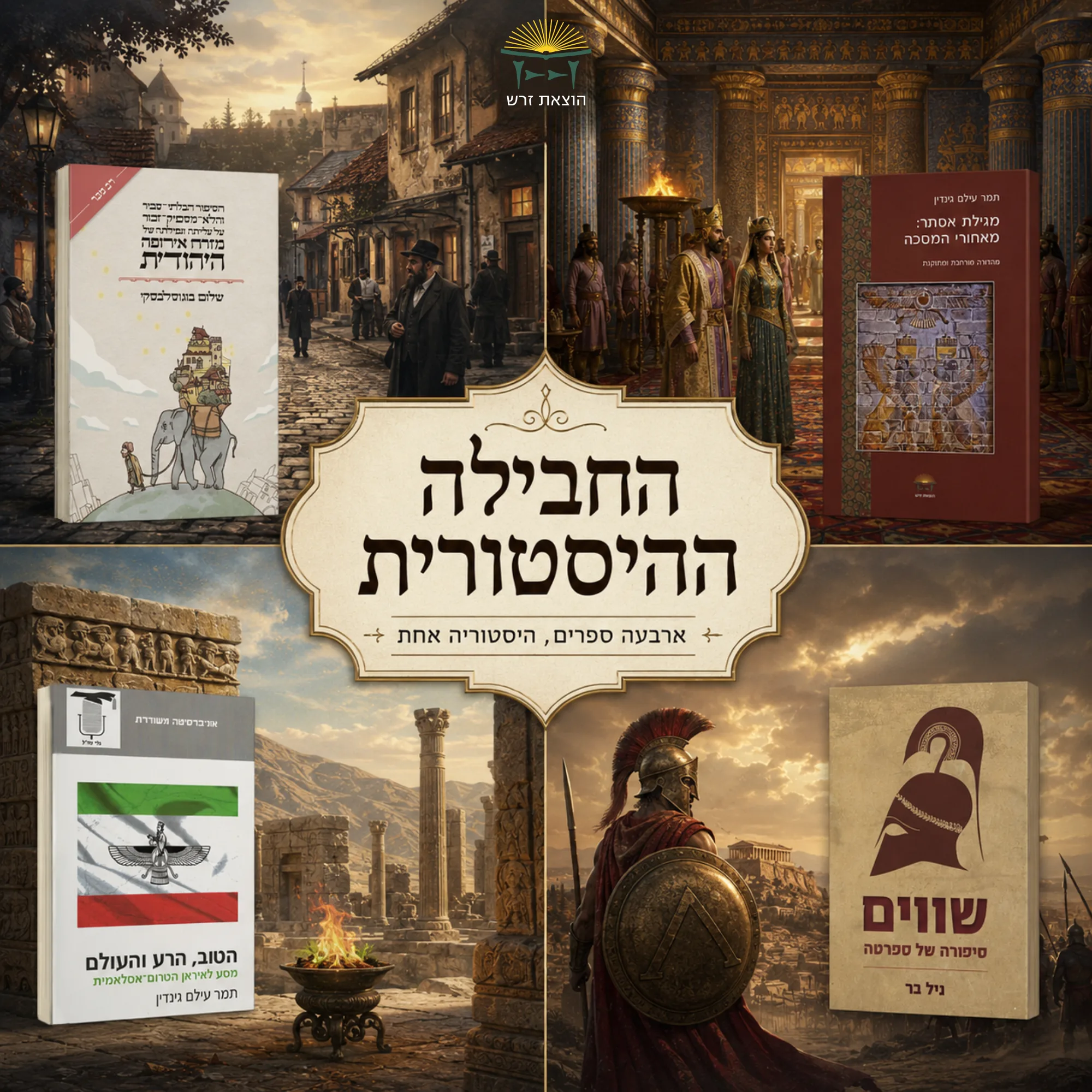 החבילה ההיסטורית – ארבעה ספרים